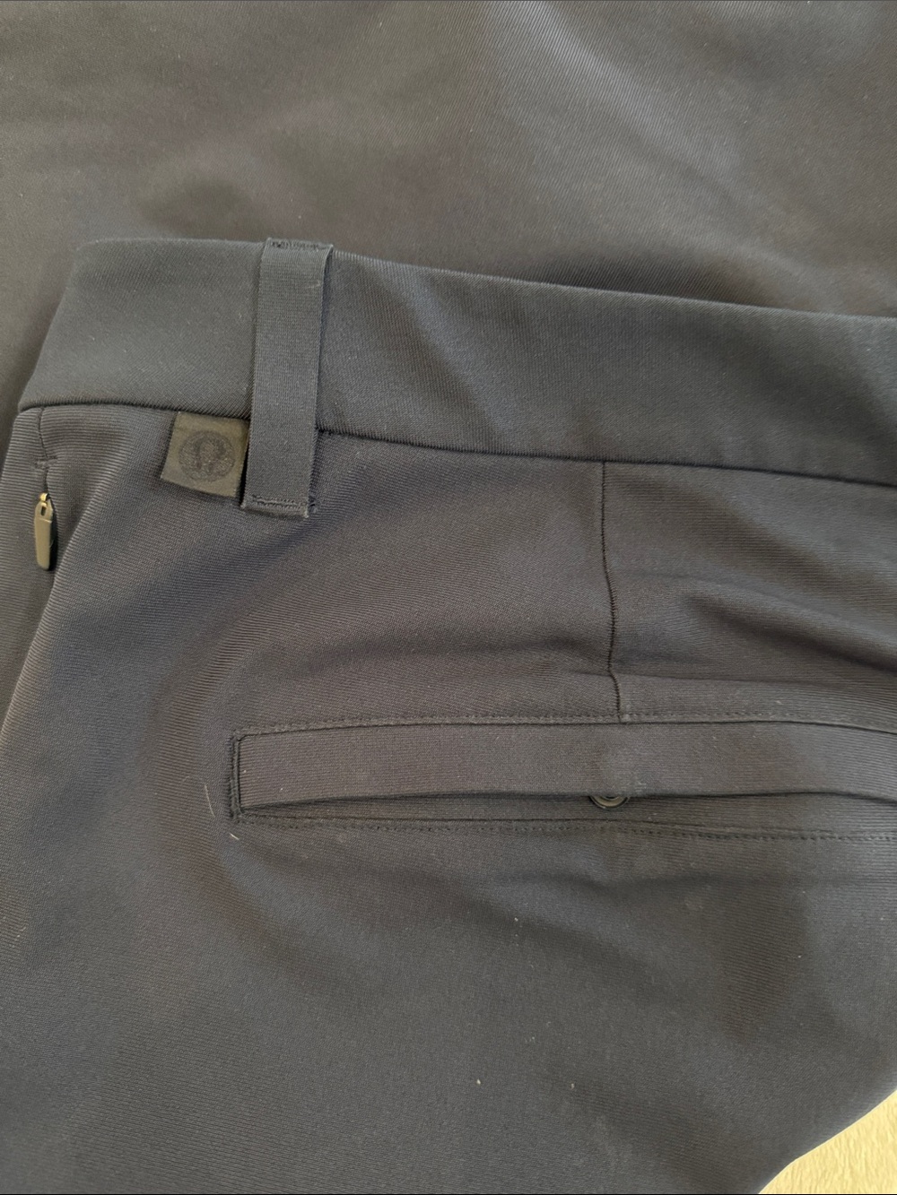 lululemon athletica Men's Navy Straight-Leg Dress Pants - Picture 2 of 3